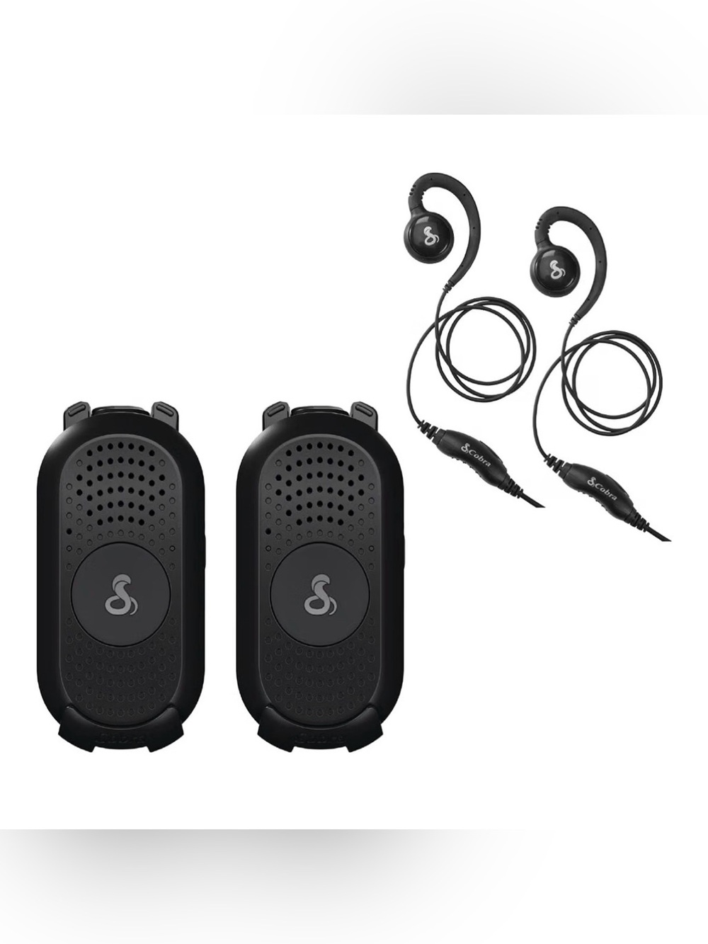 Cobra PX280 Compact Portable FRS Two-Way Radios-2-Pack with Headsets